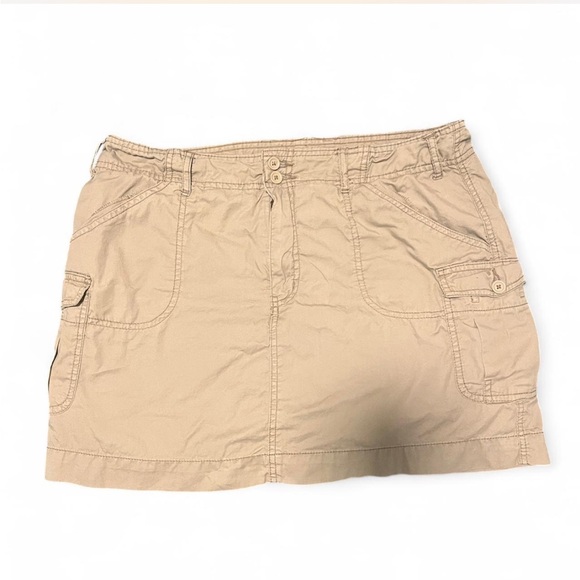 Faded Glory Pants - Y2K Faded Glory Casual Tan Skort with Pockets